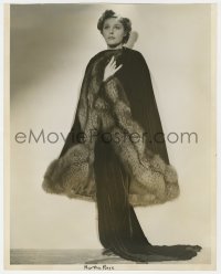 7h298 MARTHA RAYE 10.25x12.75 still 1938 modeling Edith Head gown of black velvet by Walling!
