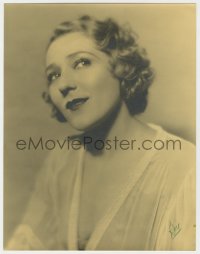 7h305 MARY PICKFORD deluxe 10.5x13.5 still 1930s portrait signed by photographer Russell Ball!