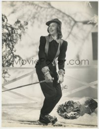 7h310 MICHELE MORGAN deluxe 10.25x13.5 still 1942 the lovely French star makes her Hollywood debut!