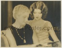 7h320 MYRNA LOY deluxe 10.75x13.75 still 1920s super young reading w/older woman by Preston Duncan!