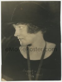 7h337 PEGGY WOOD deluxe 9.75x12.75 still 1920s portrait of the silent actress w/facsimile signature!