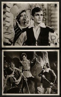 7h015 AS YOU LIKE IT 8 11.25x14 stills R1949 Sir Laurence Olivier in William Shakespeare's comedy!