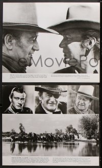 7h034 CHISUM 4 deluxe from 10.25x13.75 to 11x13.5 stills 1970 John Wayne shown in all of them!