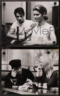 7h013 MASCULINE-FEMININE 10 Swiss 9.5x12 stills 1966 Jean-Luc Godard, Brigitte Bardot, Leaud!