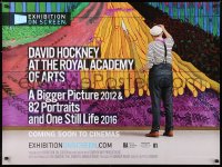 7j491 DAVID HOCKNEY AT THE ROYAL ACADEMY OF ARTS advance British quad 2017 Goncalves de Lima!