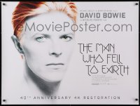 7j532 MAN WHO FELL TO EARTH British quad R2016 different image of alien David Bowie, Nicolas Roeg!