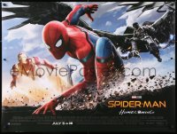7j577 SPIDER-MAN: HOMECOMING advance DS British quad 2017 Spidey Tom Holland, completely different!