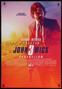 7j018 JOHN WICK CHAPTER 3 advance Canadian 1sh 2019 Keanu Reeves in the title role as John Wick!
