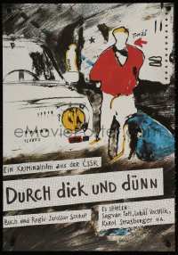 7j194 KAMARAD DO DESTE East German 23x32 1989 Stuwe art of Sagvan Tofi, Lucas Vaculik & Strasburger!