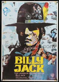 7j273 BILLY JACK French 22x31 1971 Tom Laughlin, Delores Taylor, great different Ermanno Iaia art!