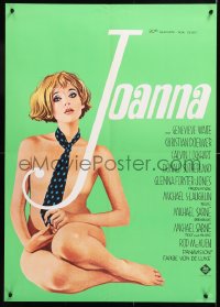 7j237 JOANNA green style German 1969 Genevieve Waite in the title role, directed by Michael Sarne!