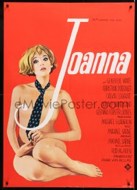 7j239 JOANNA red style German 1969 Genevieve Waite in the title role, directed by Michael Sarne!