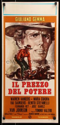 7j742 BULLET FOR THE PRESIDENT Italian locandina 1970 spaghetti western art by Renato Casaro!