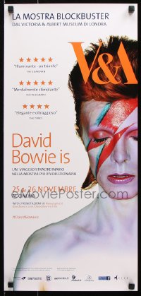 7j752 DAVID BOWIE IS HAPPENING NOW advance Italian locandina 2013 November, Ziggy Stardust!