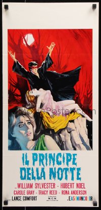 7j757 DEVILS OF DARKNESS Italian locandina 1966 English horror, cool artwork by Casaro!