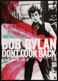 7j894 DON'T LOOK BACK Japanese R2017 D.A. Pennebaker, different artistic image of Bob Dylan!