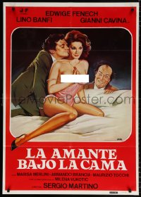 7j390 CREAM HORN Spanish 1982 Edwige Fenech, Italian comedy, different sexy art by Jano!