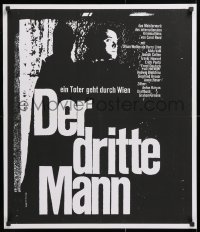 7j053 THIRD MAN Swiss R1980s artistic images of Orson Welles in doorway, classic film noir!