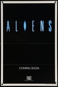 7k513 ALIENS int'l teaser 1sh 1986 there are some places in the universe you don't go alone!