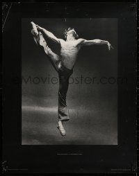 7k220 MIKHAIL BARYSHNIKOV 22x28 commercial poster 1975 full-length ballet dancing image!