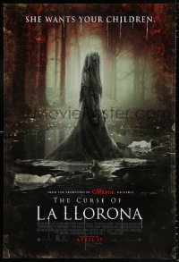 7k594 CURSE OF LA LLORONA advance DS 1sh 2019 Ramirez in the title role, she wants your children!