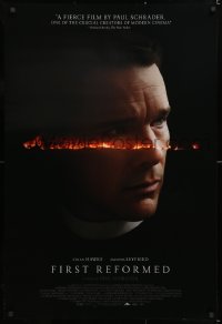 7k636 FIRST REFORMED DS 1sh 2018 Ethan Hawke, Seyfried, Cedric the Entertainer, burning forest!