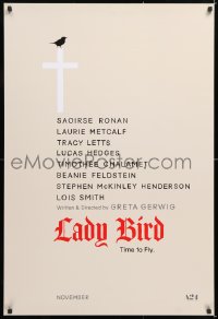 7k748 LADY BIRD teaser DS 1sh 2017 Saoirse Ronan in the title role, nominated for several Oscars!