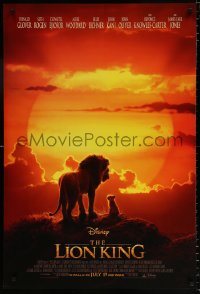 7k757 LION KING advance DS 1sh 2019 Walt Disney live action/CGI, Donald Glover as Simba, Pride Rock!