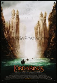 7k762 LORD OF THE RINGS: THE FELLOWSHIP OF THE RING advance DS 1sh 2001 J.R.R. Tolkien, Argonath!