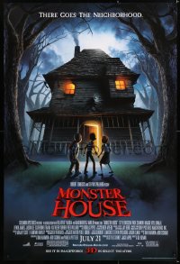 7k797 MONSTER HOUSE advance DS 1sh 2006 there goes the neighborhood, see it in 3-D!