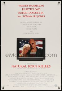 7k811 NATURAL BORN KILLERS DS 1sh 1994 Oliver Stone, Woody Harrelson & Juliette Lewis on TV!