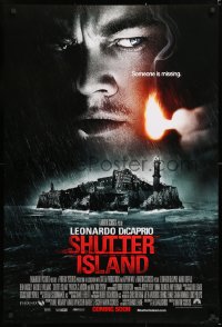7k888 SHUTTER ISLAND advance DS 1sh 2010 Scorsese, DiCaprio, someone is missing!