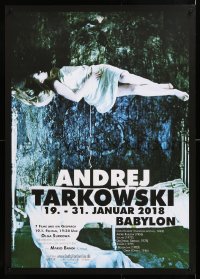 7k163 ANDREJ TARKOWSKI 23x33 German film festival poster 2018 floating Margarita Terekhova!