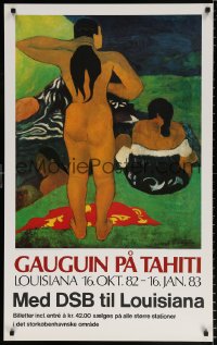 7k055 GAUGUIN PA TAHITI 24x39 Danish museum/art exhibition 1982 art of three women by Paul Gauguin!