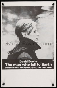 7k410 MAN WHO FELL TO EARTH 11x17 special poster 1976 alien David Bowie, Nicolas Roeg, ultra-rare!