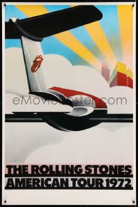 7k099 ROLLING STONES 25x38 music poster 1972 American Tour, cool art by John Pashe!