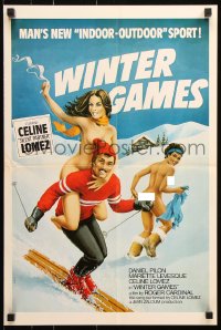 7k460 SNOWBALLIN' 16x23 special poster 1972 Roger Cardinal, wacky, sexy artwork by Thomas!
