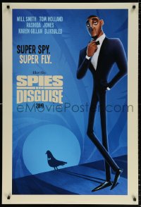 7k906 SPIES IN DISGUISE advance DS 1sh 2019 Will Smith, Tom Holland, super spy, super fly!