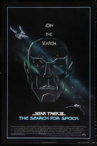 7k912 STAR TREK III 1sh 1984 The Search for Spock, art of Leonard Nimoy by Huyssen & Huerta!