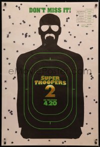 7k926 SUPER TROOPERS 2 teaser DS 1sh 2018 Jay Chandrasekhar, Kevin Heffernan, completely wacky image!