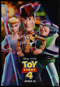 7k954 TOY STORY 4 teaser DS 1sh 2019 Walt Disney, Pixar, Woody, Buzz Lightyear and cast!