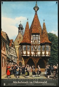 7k269 MICHELSTADT IM ODENWALD 20x30 German travel poster Germans in traditional outfits!