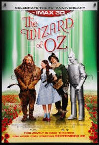 7k986 WIZARD OF OZ advance DS 1sh R2013 Victor Fleming, Judy Garland all-time classic, rated G!