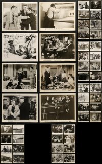 7m302 LOT OF 56 1950S 8X10 STILLS 1950s great scenes from a variety of different movies!