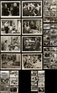 7m295 LOT OF 62 1950S 8X10 STILLS 1950s great scenes from a variety of different movies!