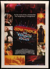 7m358 LOT OF 10 UNFOLDED STAR TREK II: THE WRATH OF KHAN 17x24 SPECIAL POSTERS 1982 cool!