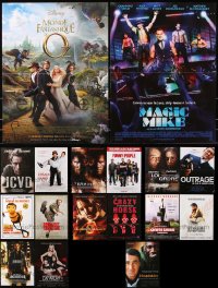 7m370 LOT OF 17 FORMERLY FOLDED 15X21 FRENCH POSTERS 2000s-2010s from a variety of movies!