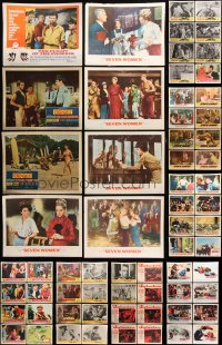 7m203 LOT OF 88 LOBBY CARDS 1950s-1960s incomplete sets from a variety of different movies!