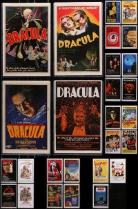 7m019 LOT OF 35 UNIVERSAL MASTER PRINT POSTERS IN SLEEVES 2001 the best horror, Dracula & Mummy!