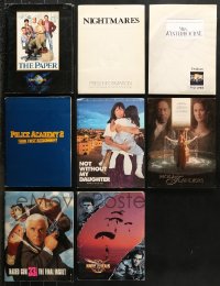 7m046 LOT OF 8 PRESSKITS 1983 - 1996 containing a total of 67 8x10 stills in all!